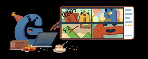 गूगल ने अपने 22 वें जन्मदिन पर बनाया खास डूडल